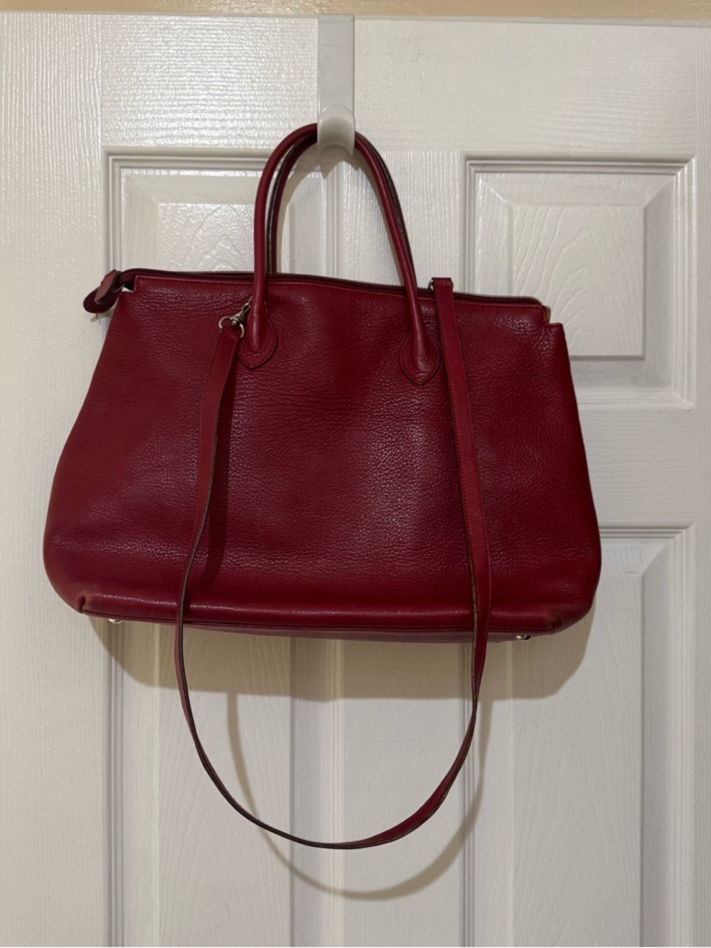 Leoncini Florence red leather bag